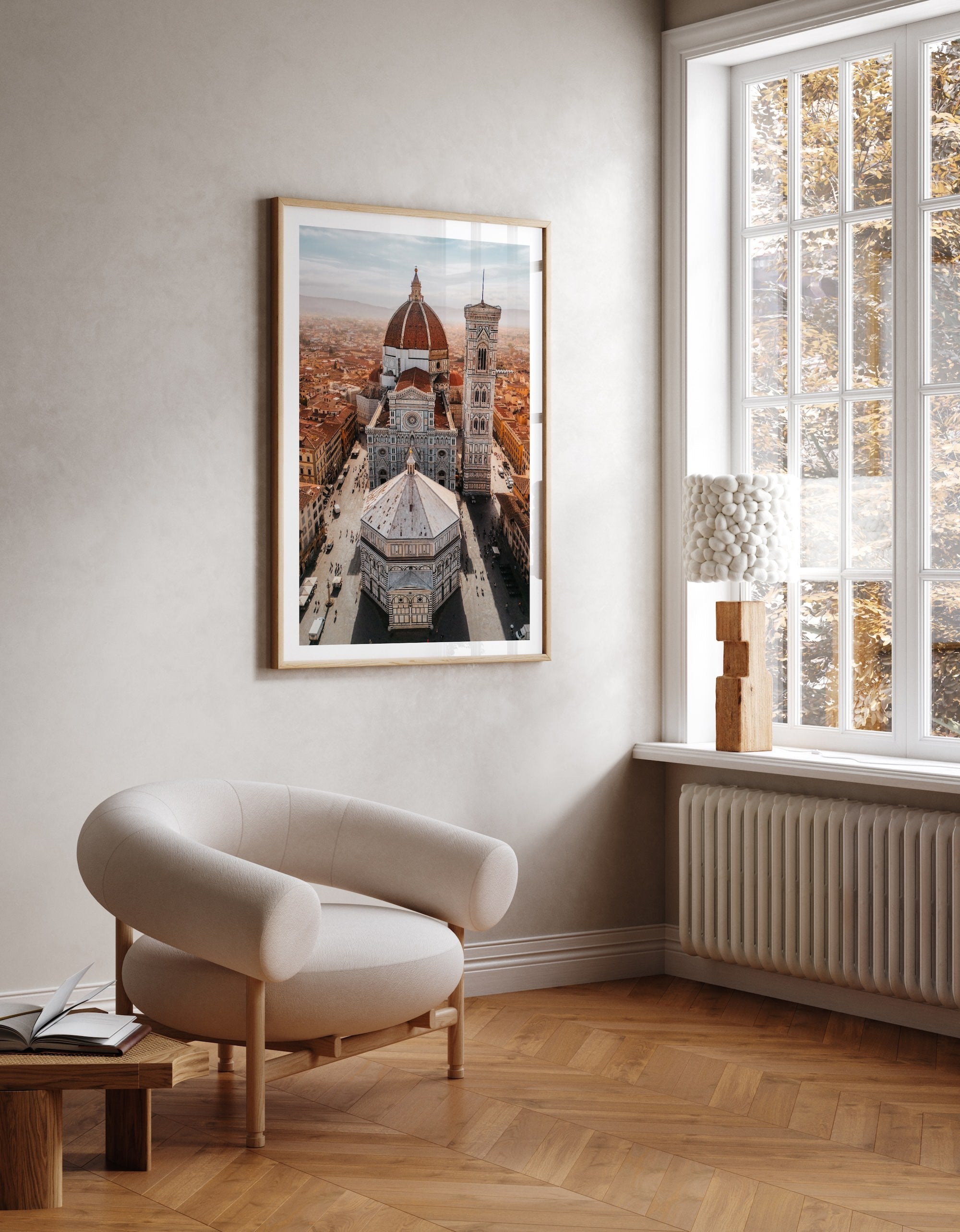 Florence’s Duomo and Baptistery from Above - Peter Yan Studio Framed Photo Print Wall Art