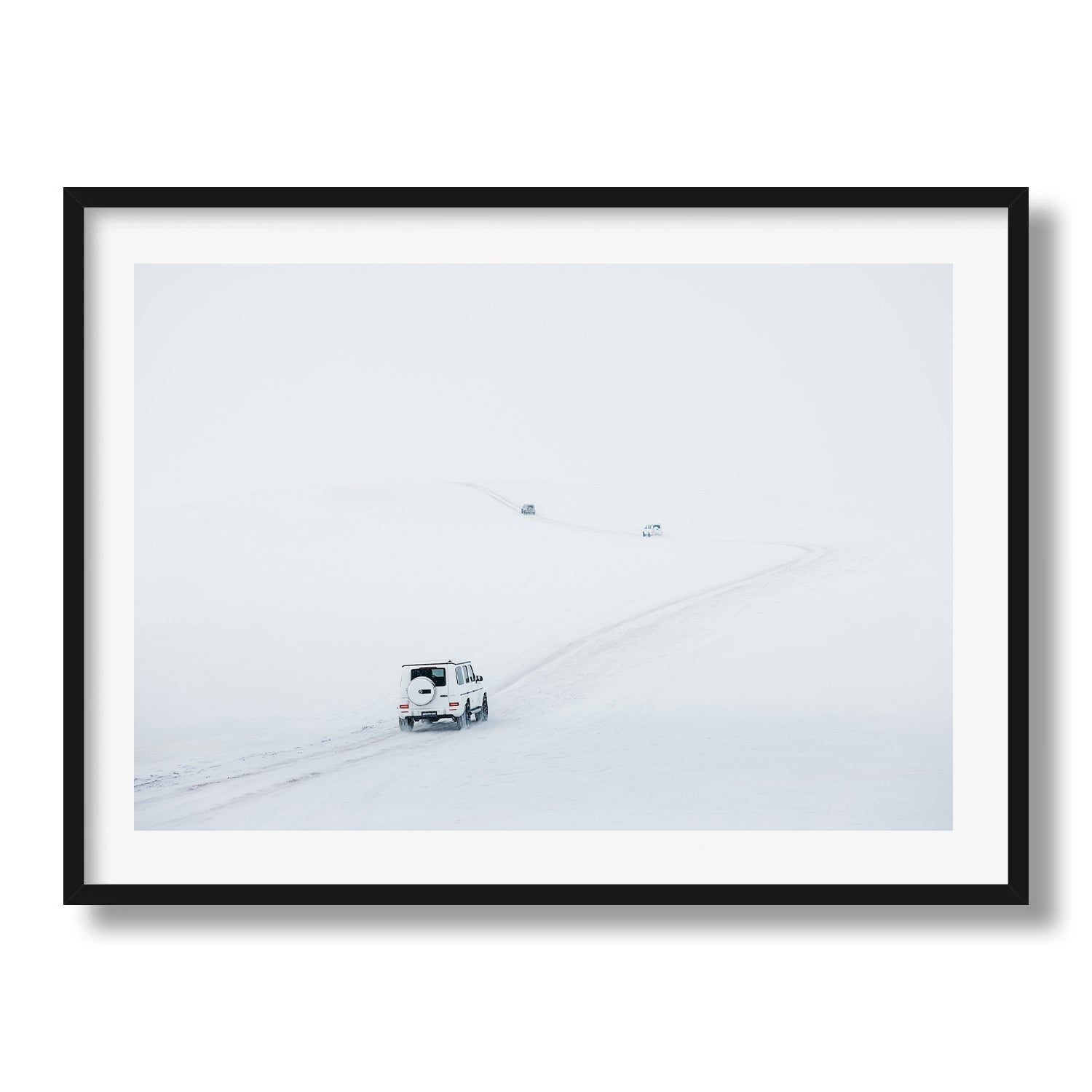 G - Wagons in the Snow II - Peter Yan Studio Framed Photo Print Wall Art