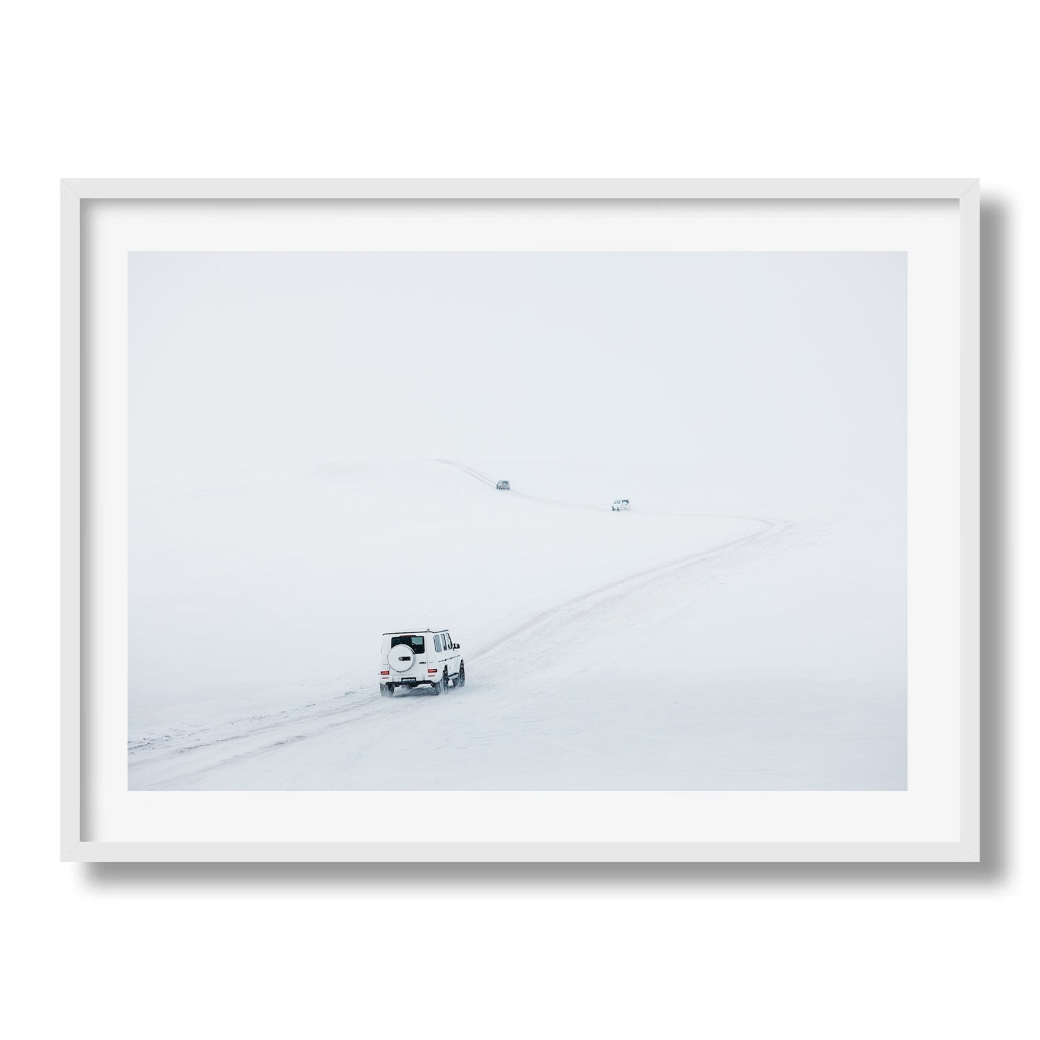 G - Wagons in the Snow II - Peter Yan Studio Framed Photo Print Wall Art