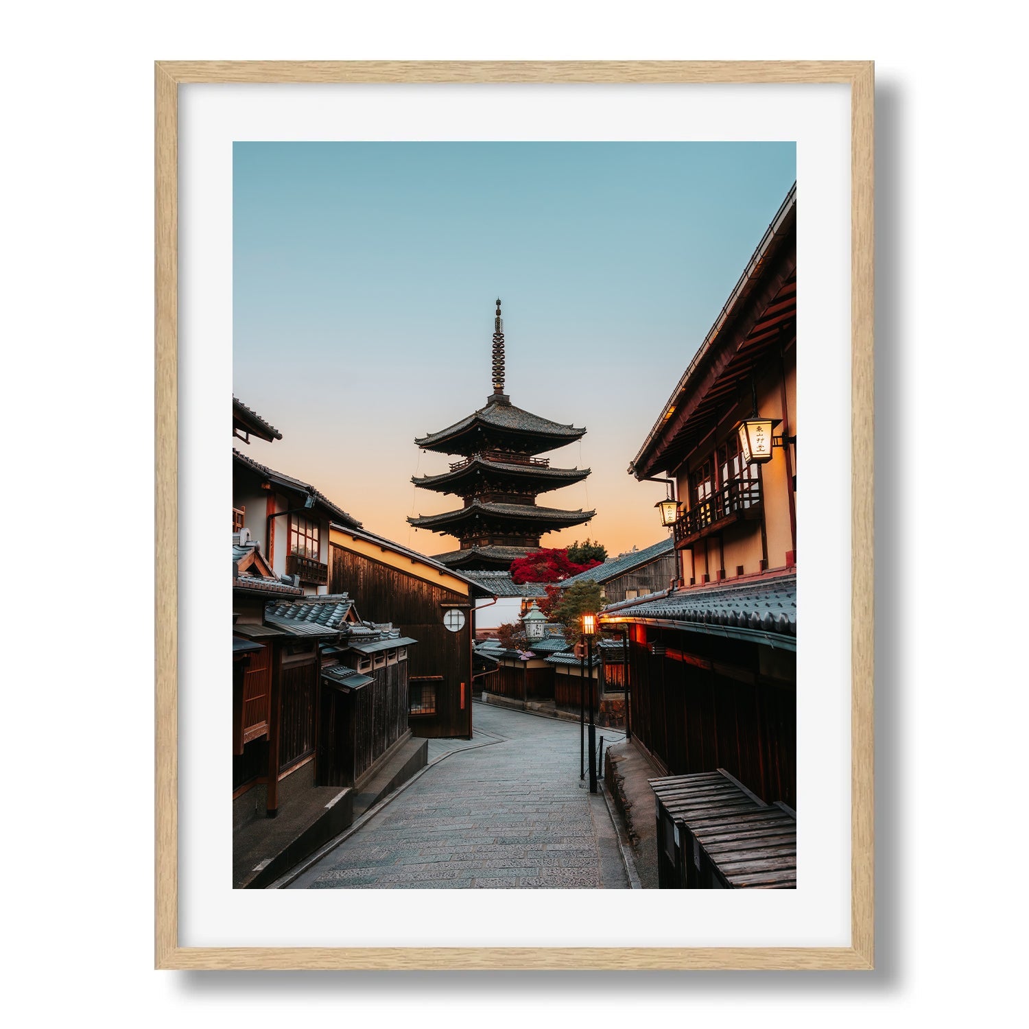 Kyoto Sunrise: Yasaka Pagoda - Peter Yan Studio Framed Photo Print Wall Art