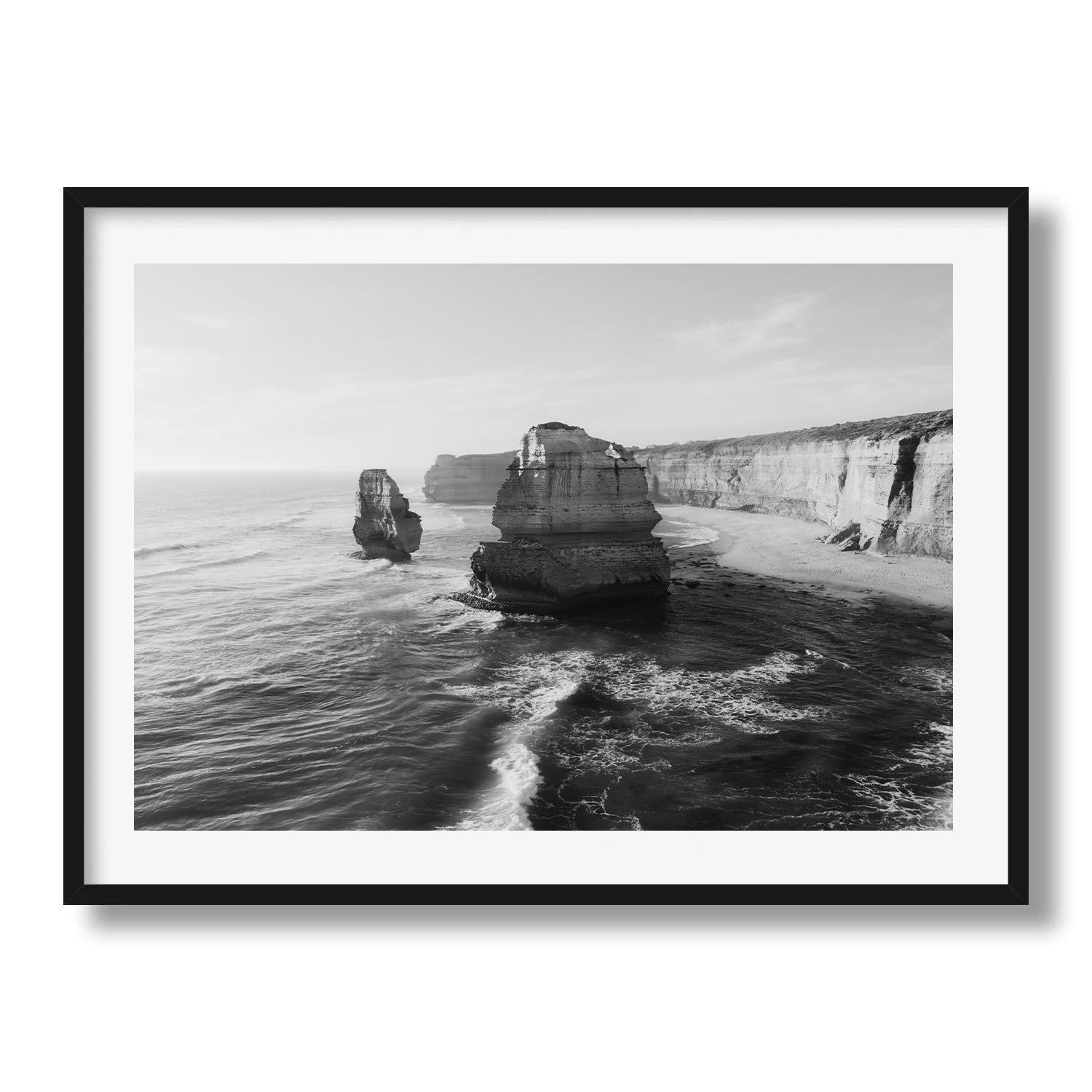 Limestone Stacks of Great Ocean Road - Peter Yan Studio Framed Photo Print Wall Art