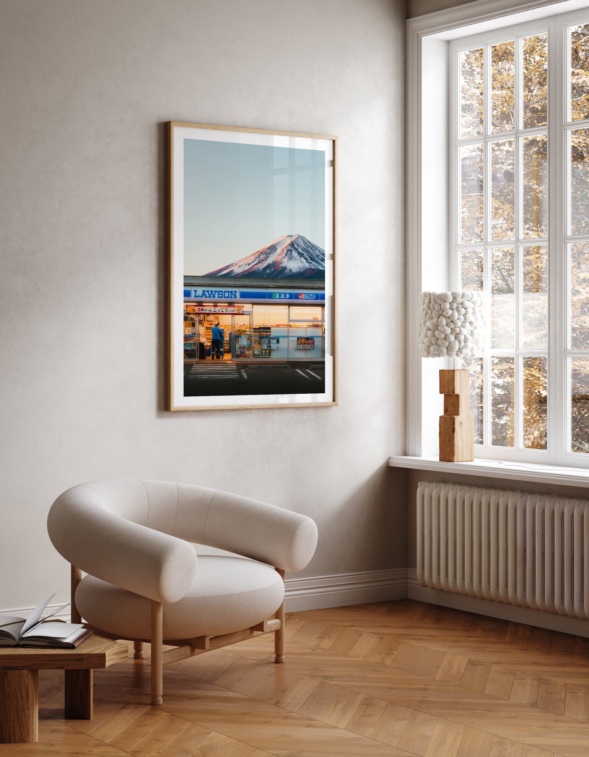 Mt Fuji Lawson Kawaguchiko Station II - Peter Yan Studio Framed Photo Print Wall Art