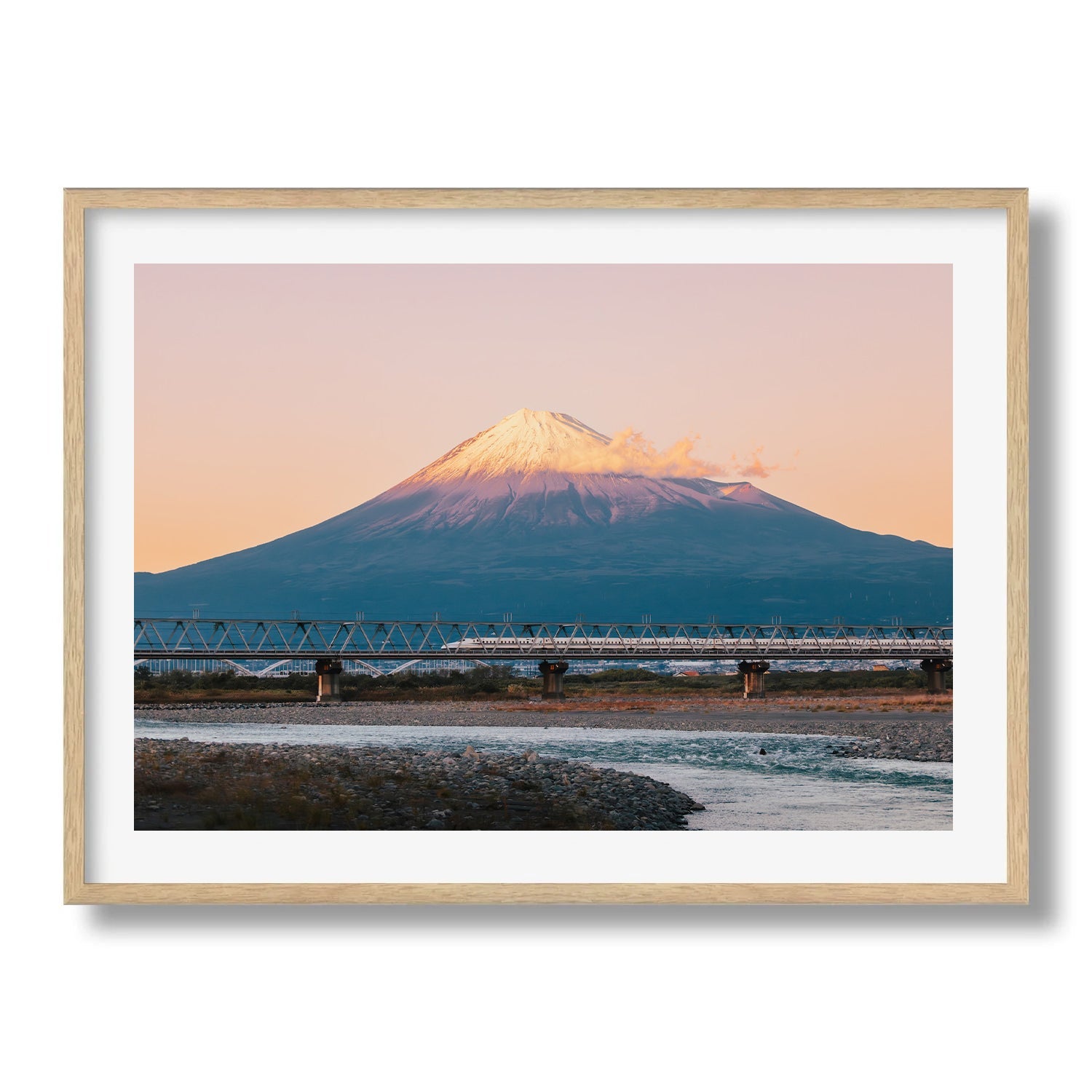 Mt Fuji Shinkansen Sunset - Peter Yan Studio