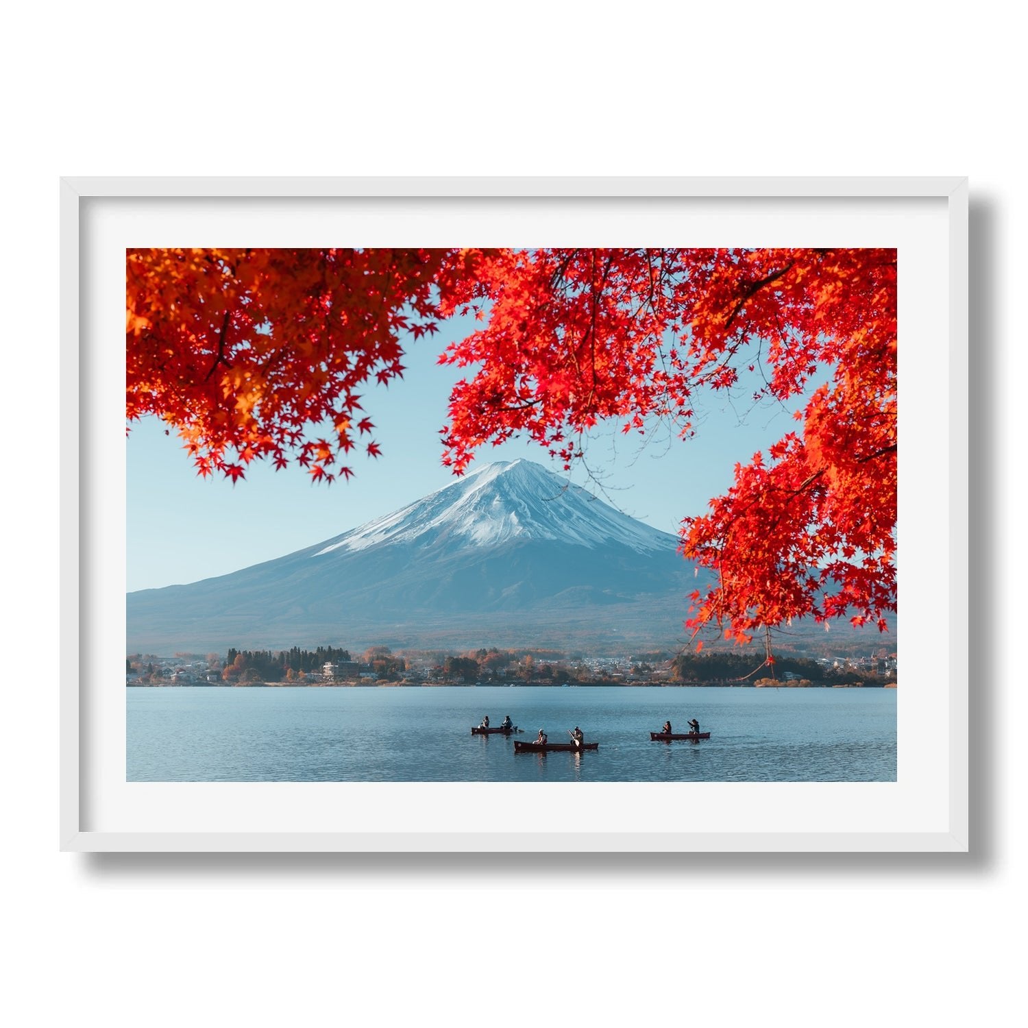 Mt Fuji Under the Maple Tree II - Peter Yan Studio Framed Photo Print Wall Art