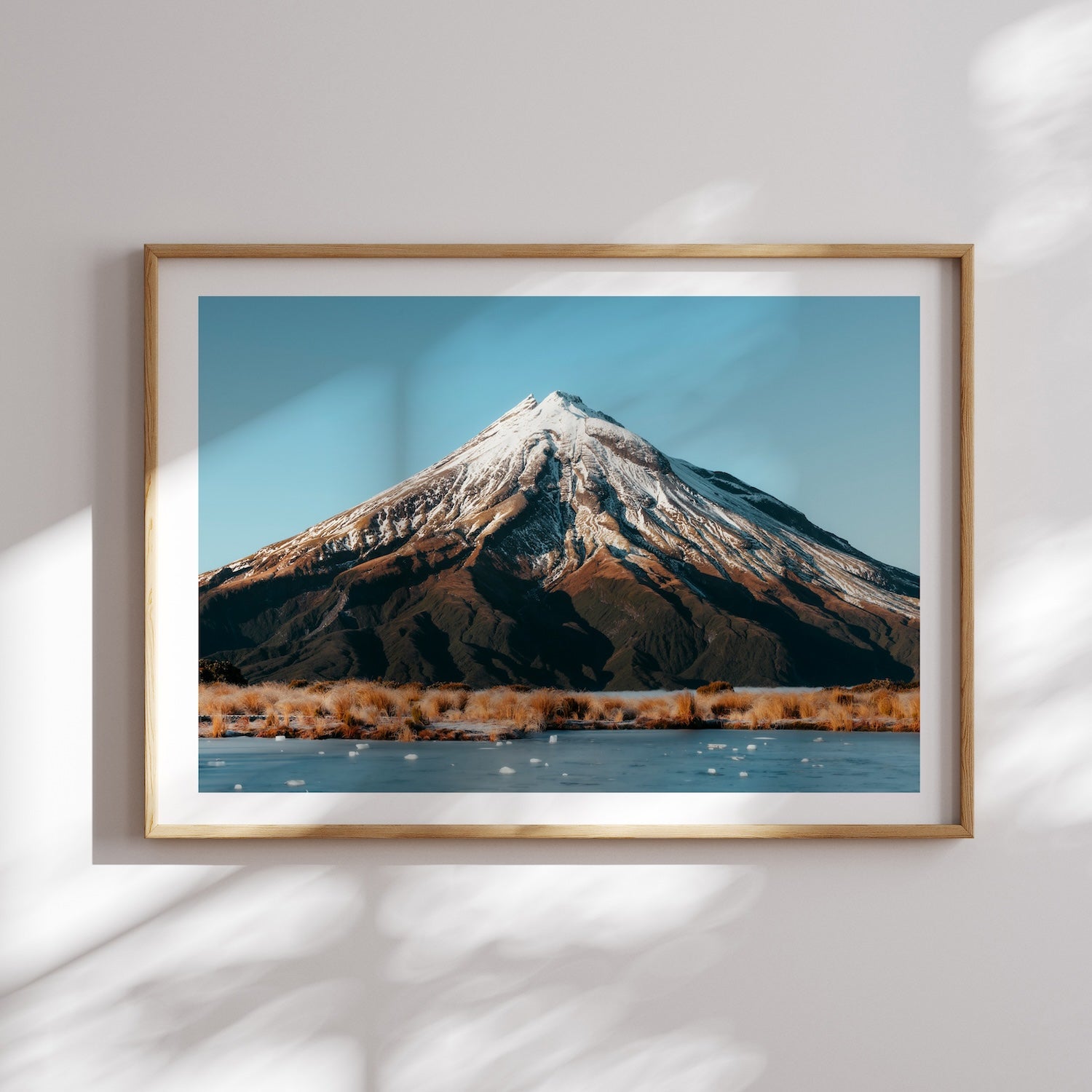 Mt Taranaki frozen lake - Peter Yan Studio