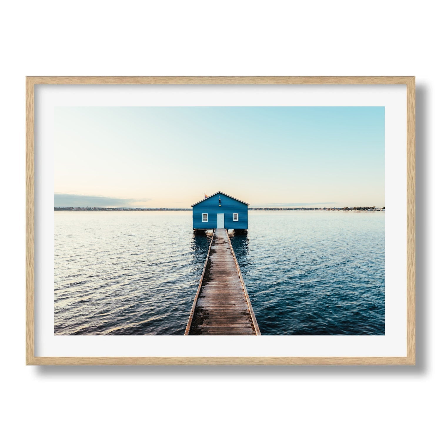 Perth Blue Boathouse II - Peter Yan Studio Framed Photo Print Wall Art