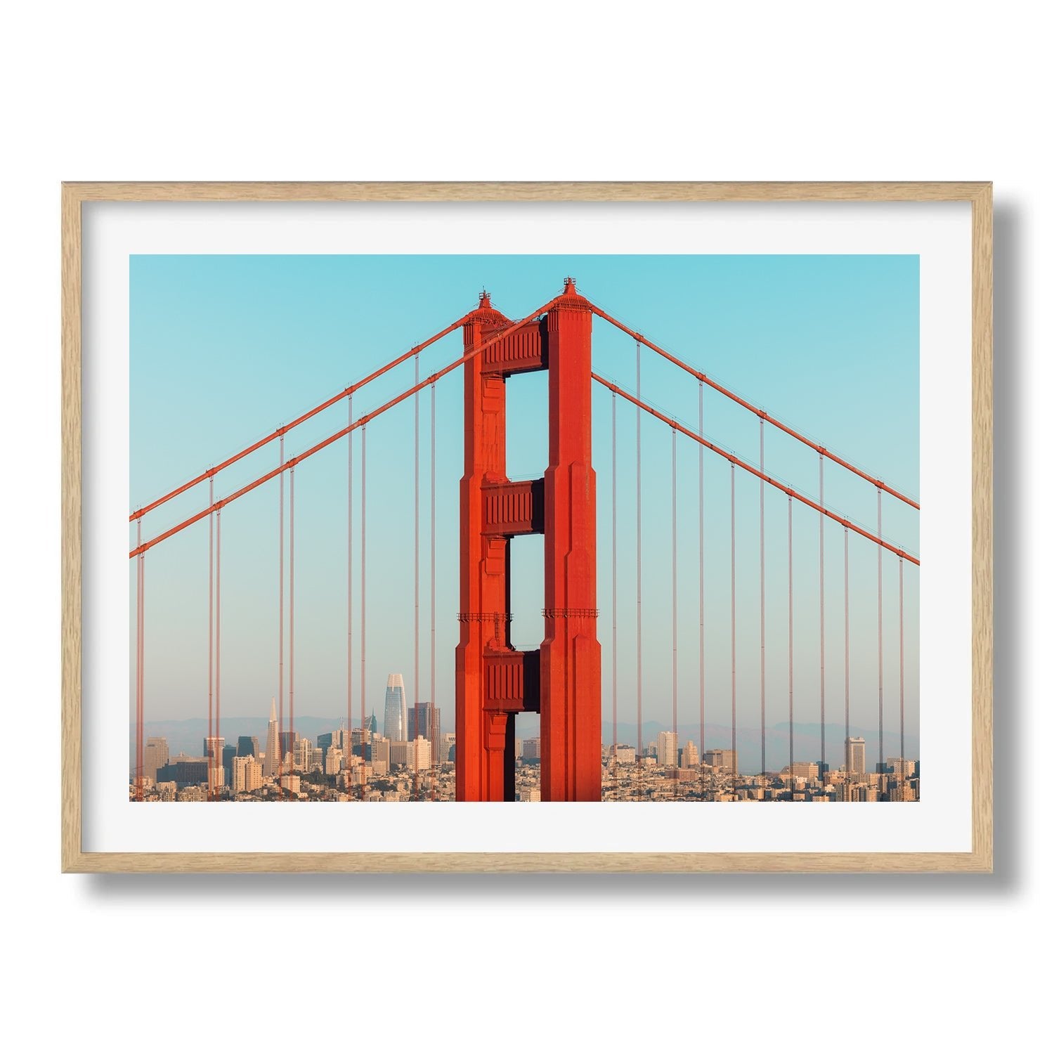 San Francisco Skyline Through Golden Gate - Peter Yan Studio