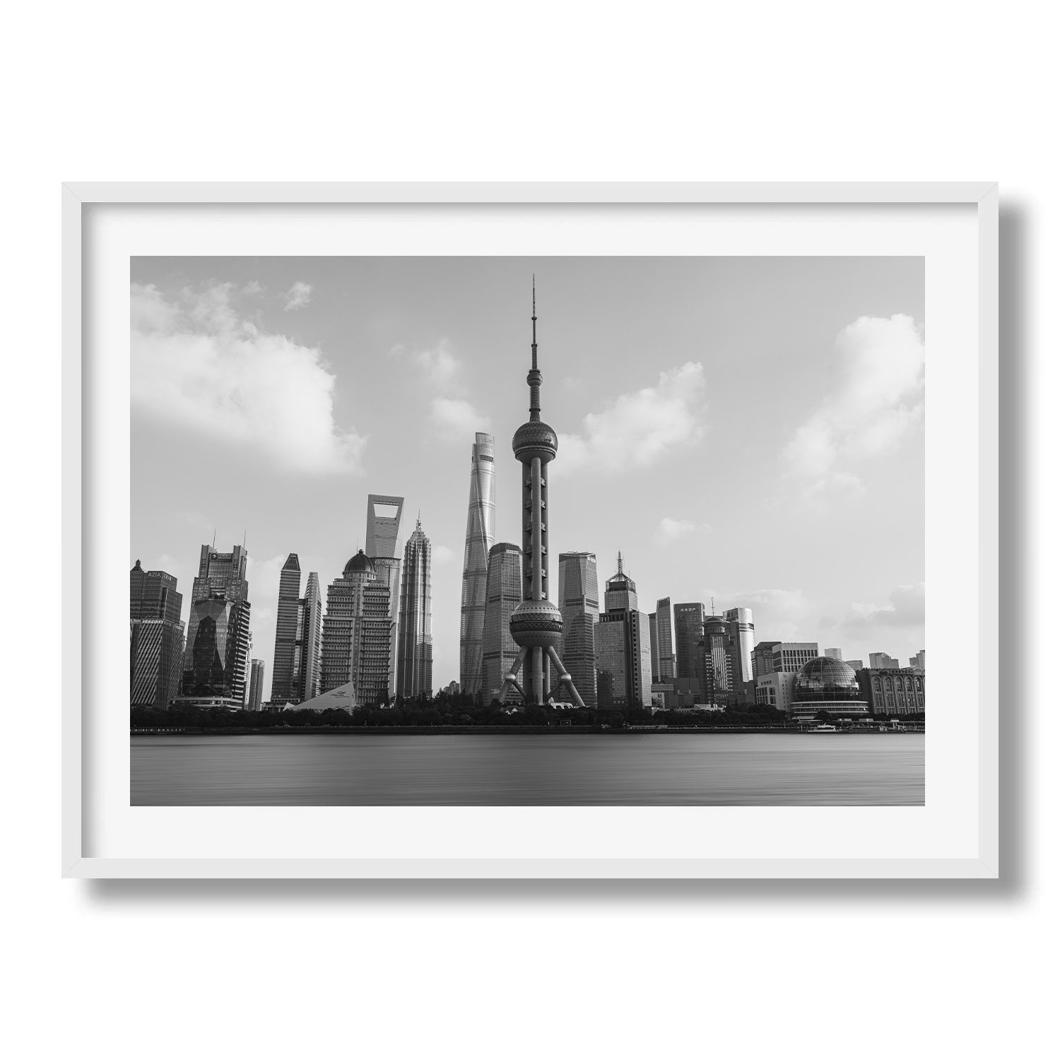 Shanghai in Monochrome II - Peter Yan Studio Framed Photo Print Wall Art