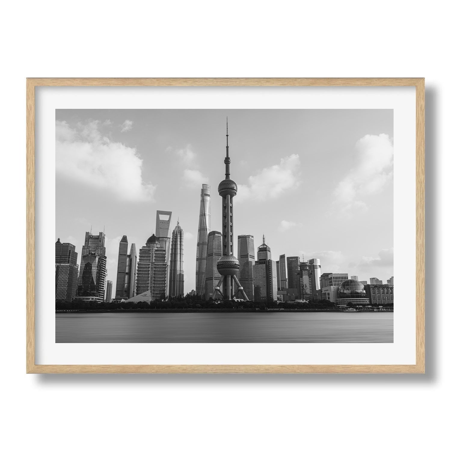 Shanghai in Monochrome II - Peter Yan Studio Framed Photo Print Wall Art