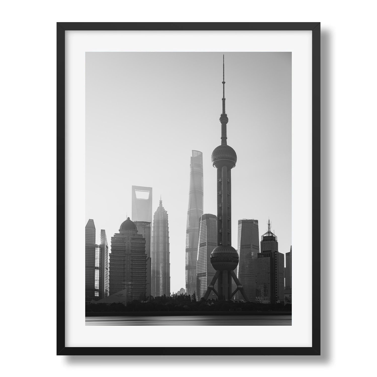 Shanghai in Monochrome - Peter Yan Studio Framed Photo Print Wall Art