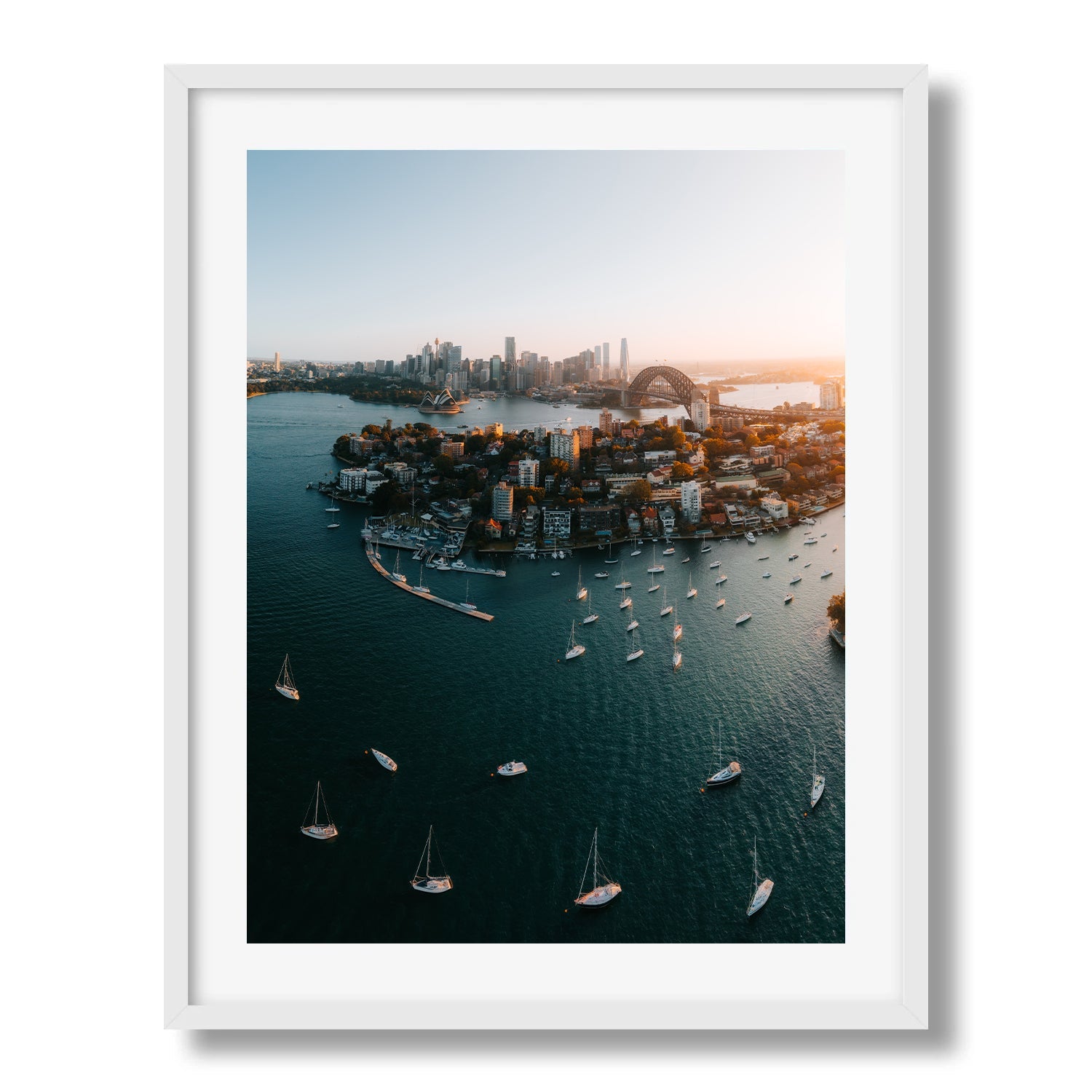 Sydney Harbour View I - Peter Yan Studio Framed Photo Print Wall Art