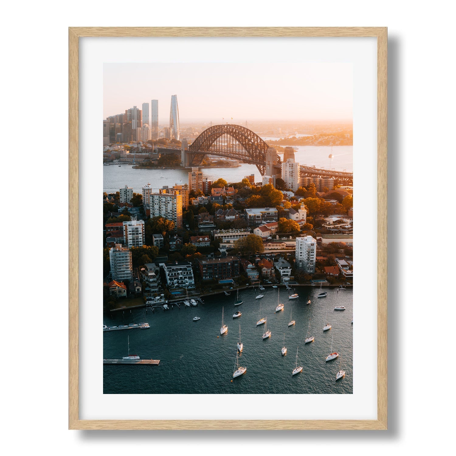 Sydney Harbour View II - Peter Yan Studio Framed Photo Print Wall Art