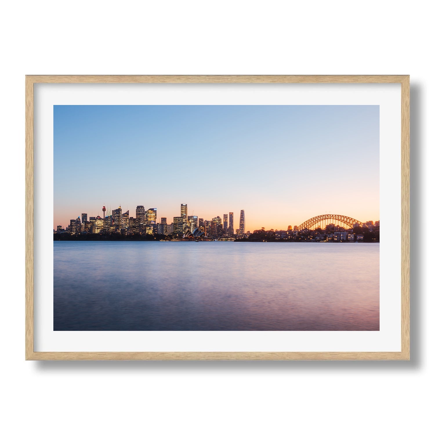 Sydney Sunset Skyline II - Peter Yan Studio Framed Photo Print Wall Art