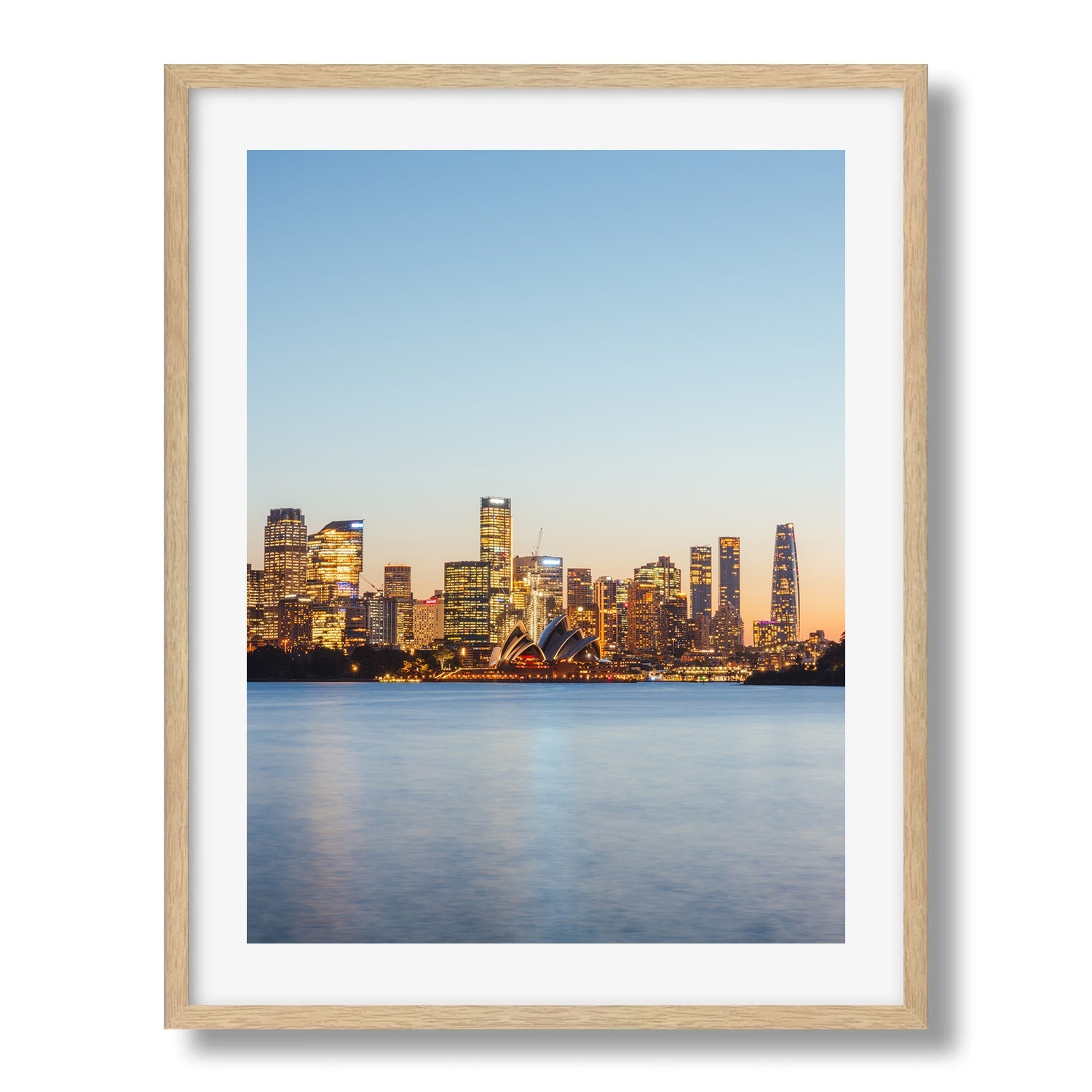 Sydney Sunset Skyline III - Peter Yan Studio Framed Photo Print Wall Art