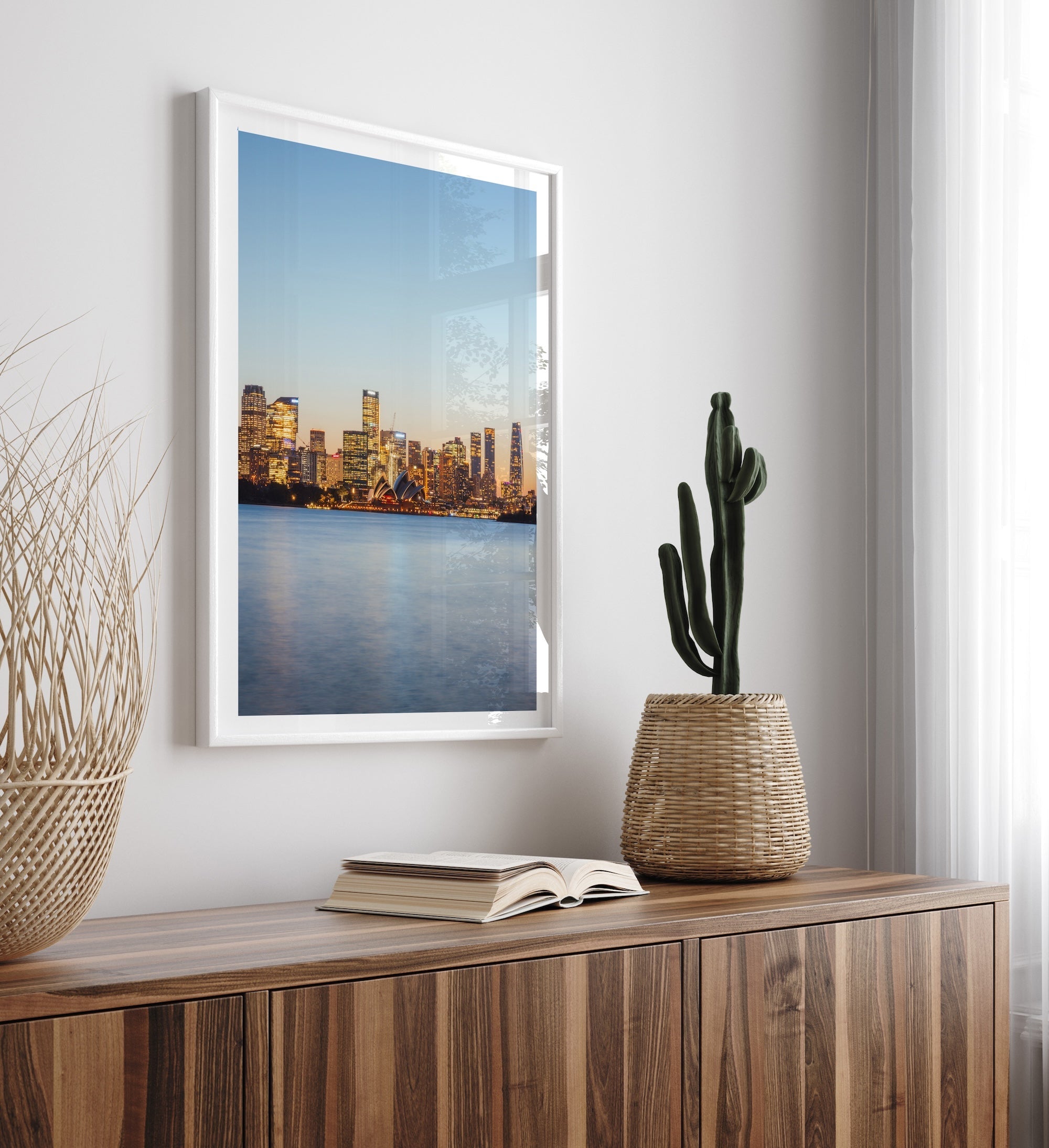 Sydney Sunset Skyline III - Peter Yan Studio Framed Photo Print Wall Art