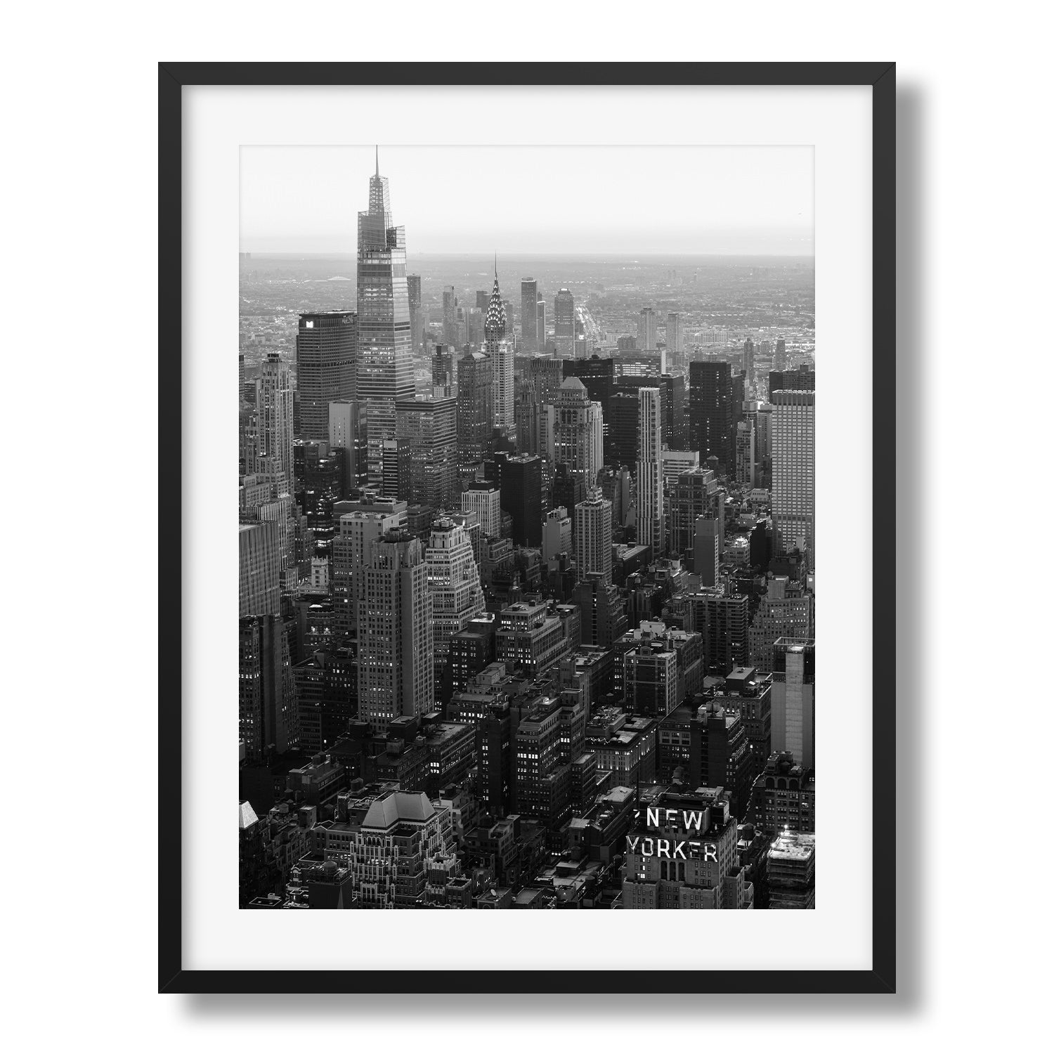 New York Black & White Framed Print | Manhattan Skyline Art Print