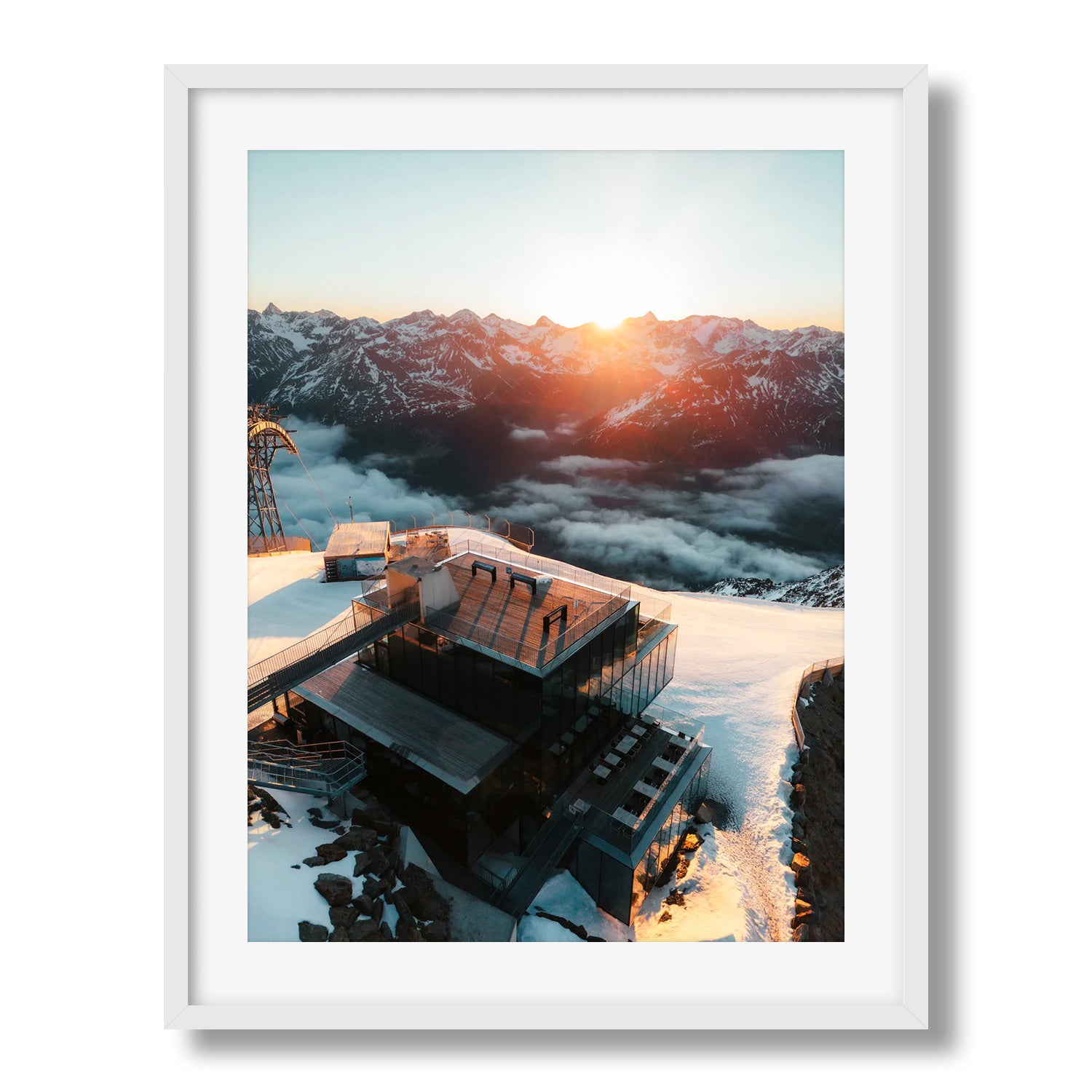 Sölden Ice Q From 007 Spectre I - Peter Yan Studio Framed Photo Print Wall Art