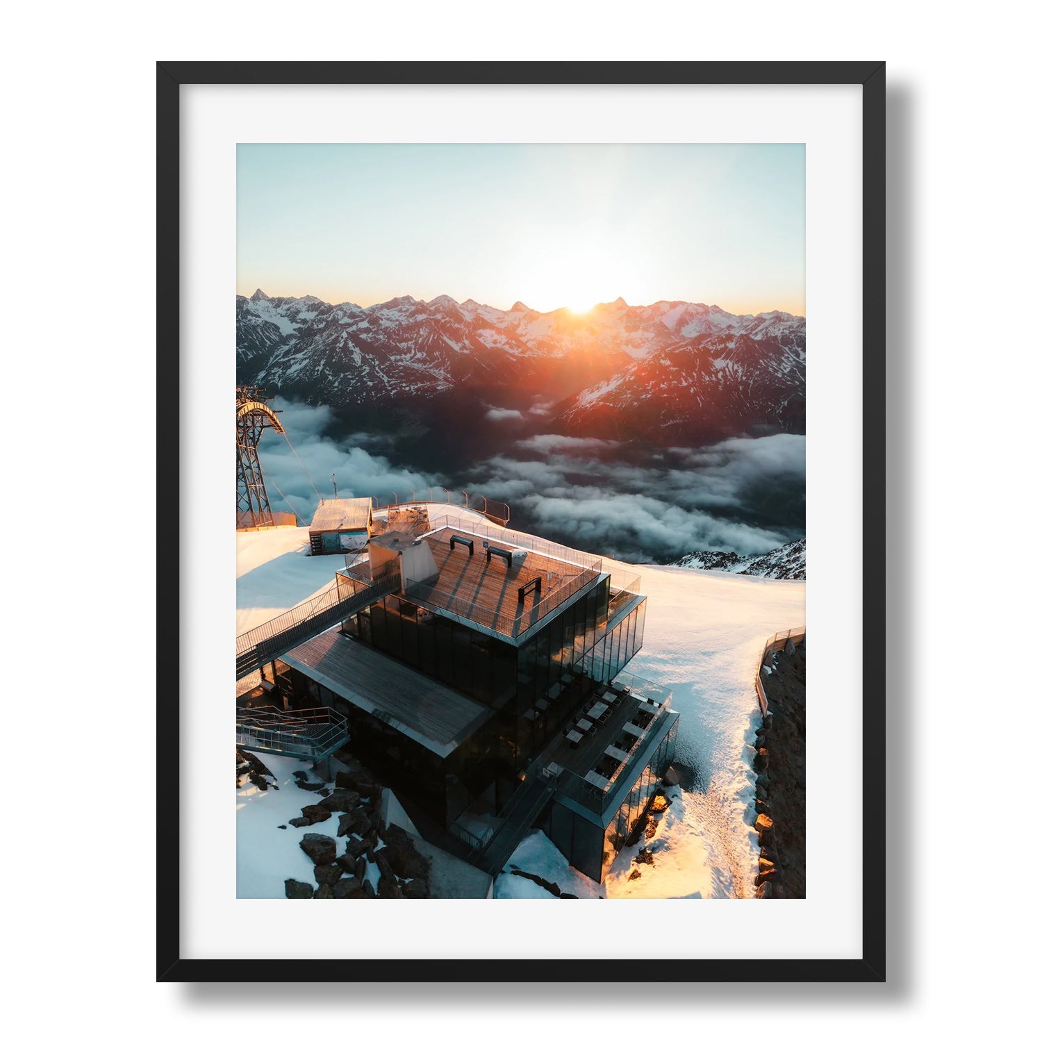 Sölden Ice Q From 007 Spectre I - Peter Yan Studio Framed Photo Print Wall Art