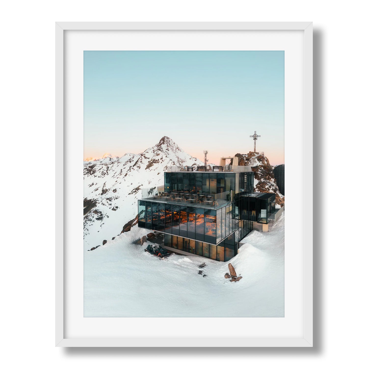 Sölden Ice Q From 007 Spectre II - Peter Yan Studio Framed Photo Print Wall Art