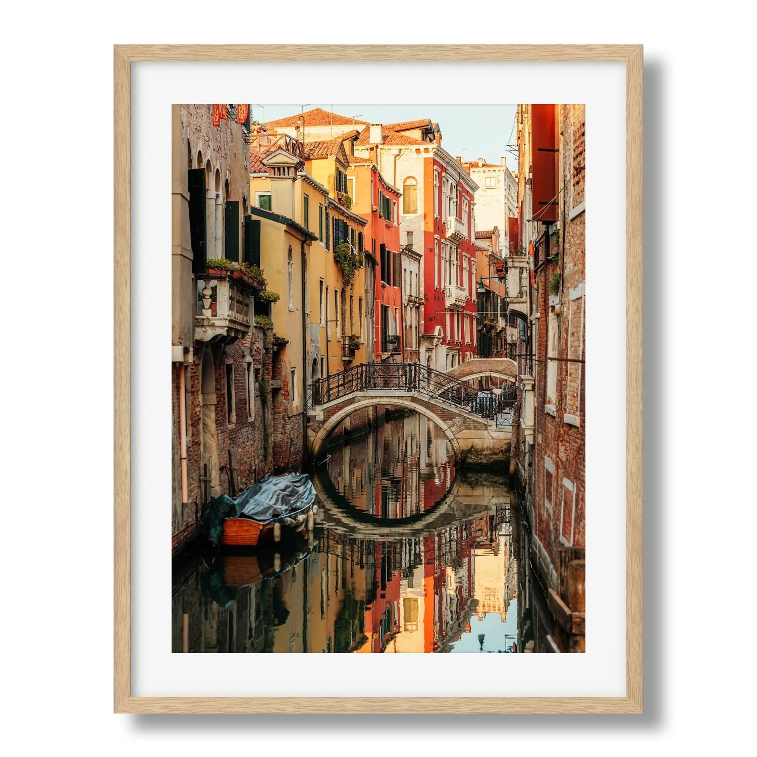 Venice Street Framed Print Italy Wall Art Print